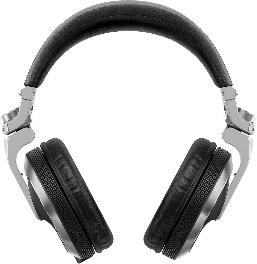 Pioneer HDJ-X7-S Over-Ear DJ Headphones, Silver