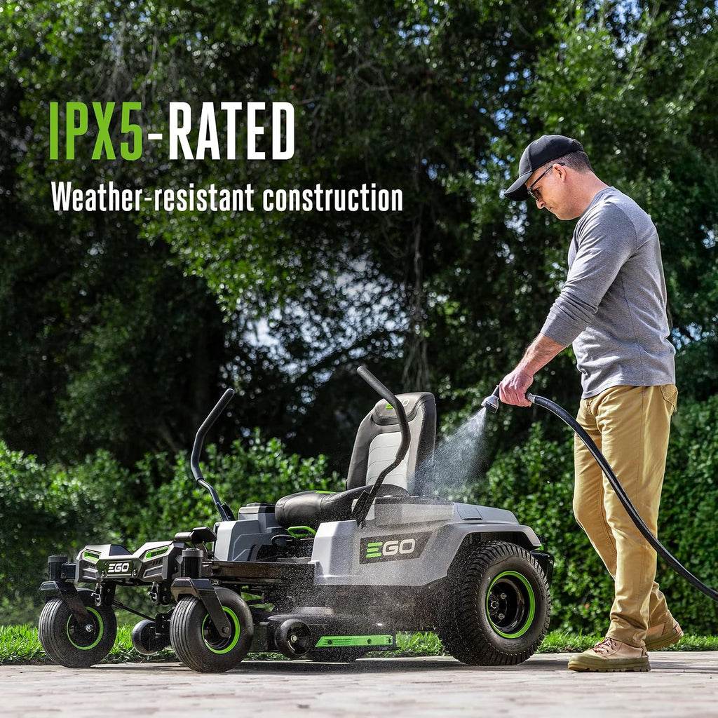 EGO POWER+ Z6 Zero Turn Riding Lawn Mower, 42' Deck, Includes (6) 56V 6.0Ah Batteries and 880W Charger - ZT4214L