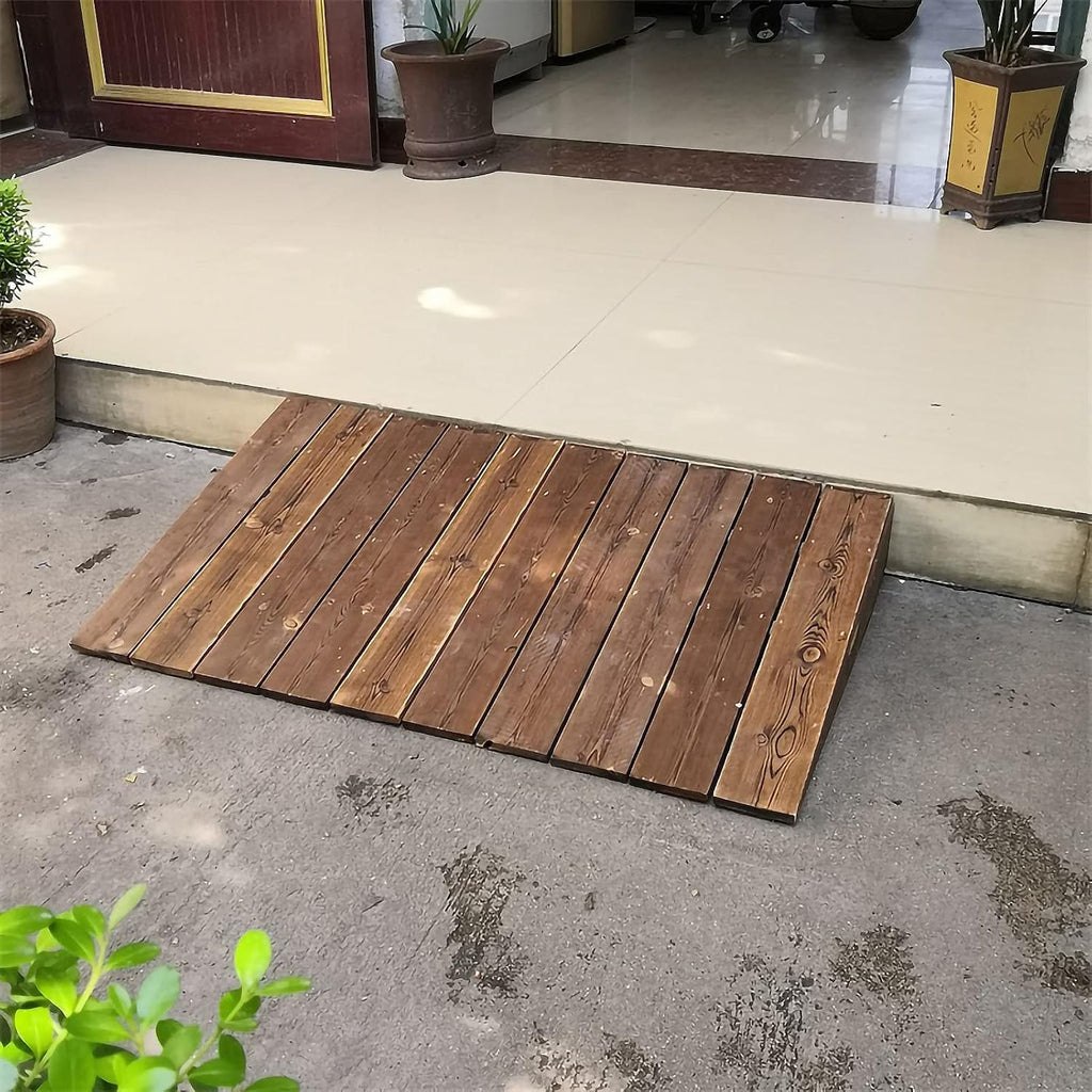 4' 7' 8' 10' 12' Rise Portable Threshold Ramp, Heavy Duty Entryway Ramp Sidewalk Curb Ramp, Anti-Slip Surface Wheelchair Ramp, for Driveway Car Bike (Size : 60x100x30cm)