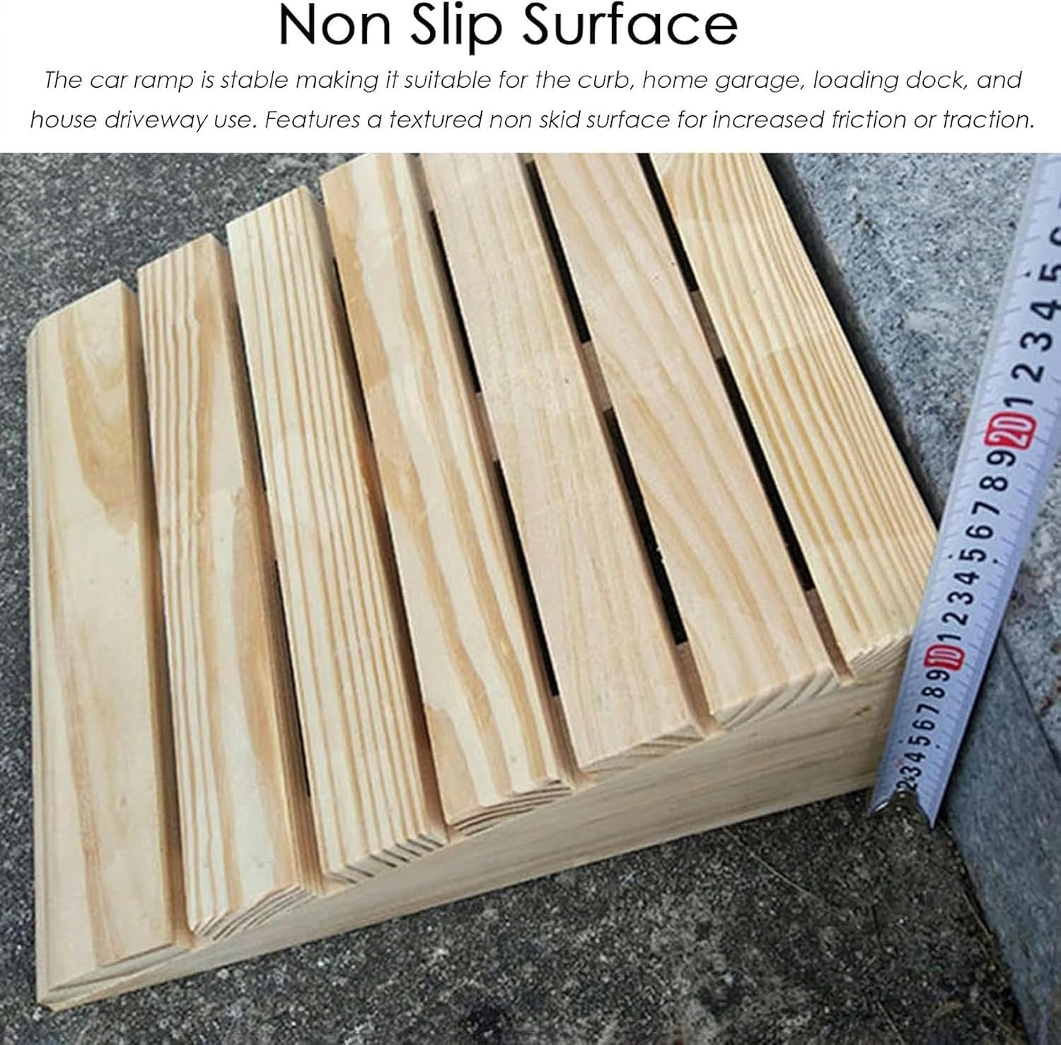 Threshold Ramp, Curb Ramp, Wooden Door Threshold Ramp, Interior Exterior Doorway Ramp for Elderly/Dogs, Portable Entry Ramp Rise, Walkers Wheelchairs Slope