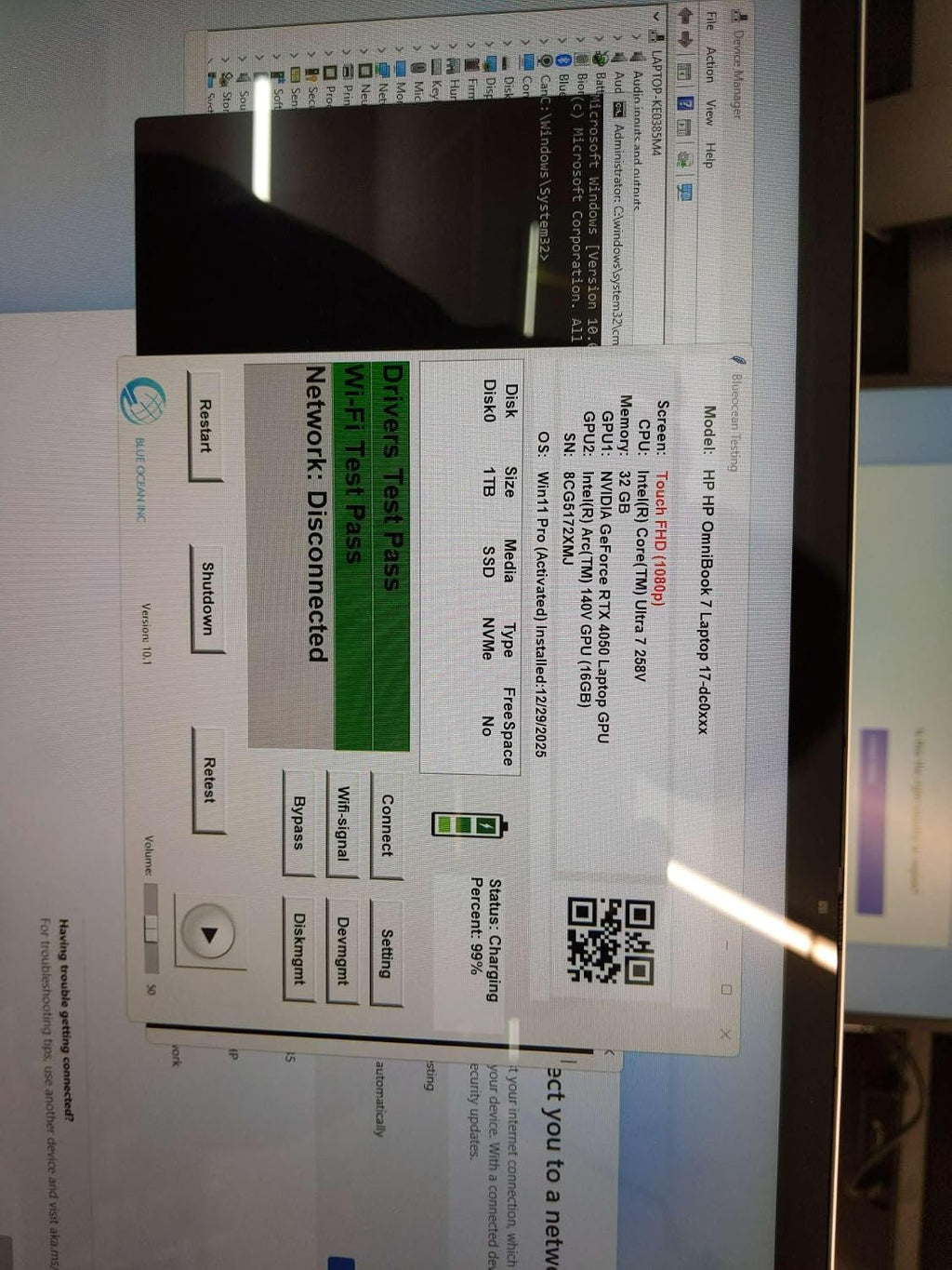 HP 2025 Laptop | OmniBook 7 | 17.3' 1920x1080 Touch IPS | Intel-8 Core Ultra 7 258V | NVIDIA GeForce RTX 4050 | 32GB DDR5 | 1TB SSD | Windows 11 Pro | Wi-Fi 6E - Backlit KB - 5MP IR Camera - Silver