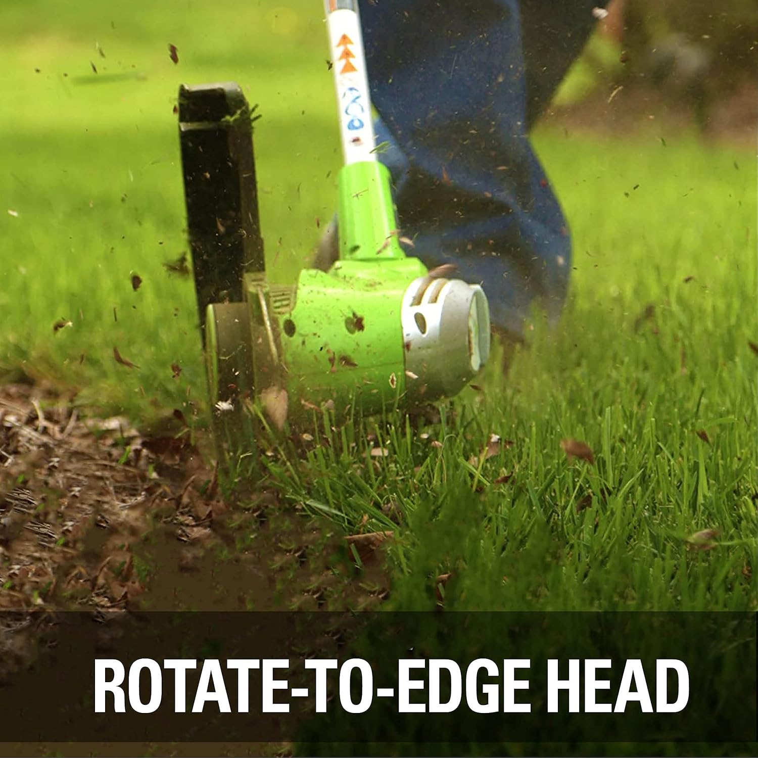 Greenworks 40V 13' Cordless String Trimmer / Edger, 2.0Ah Battery and Charger Included
