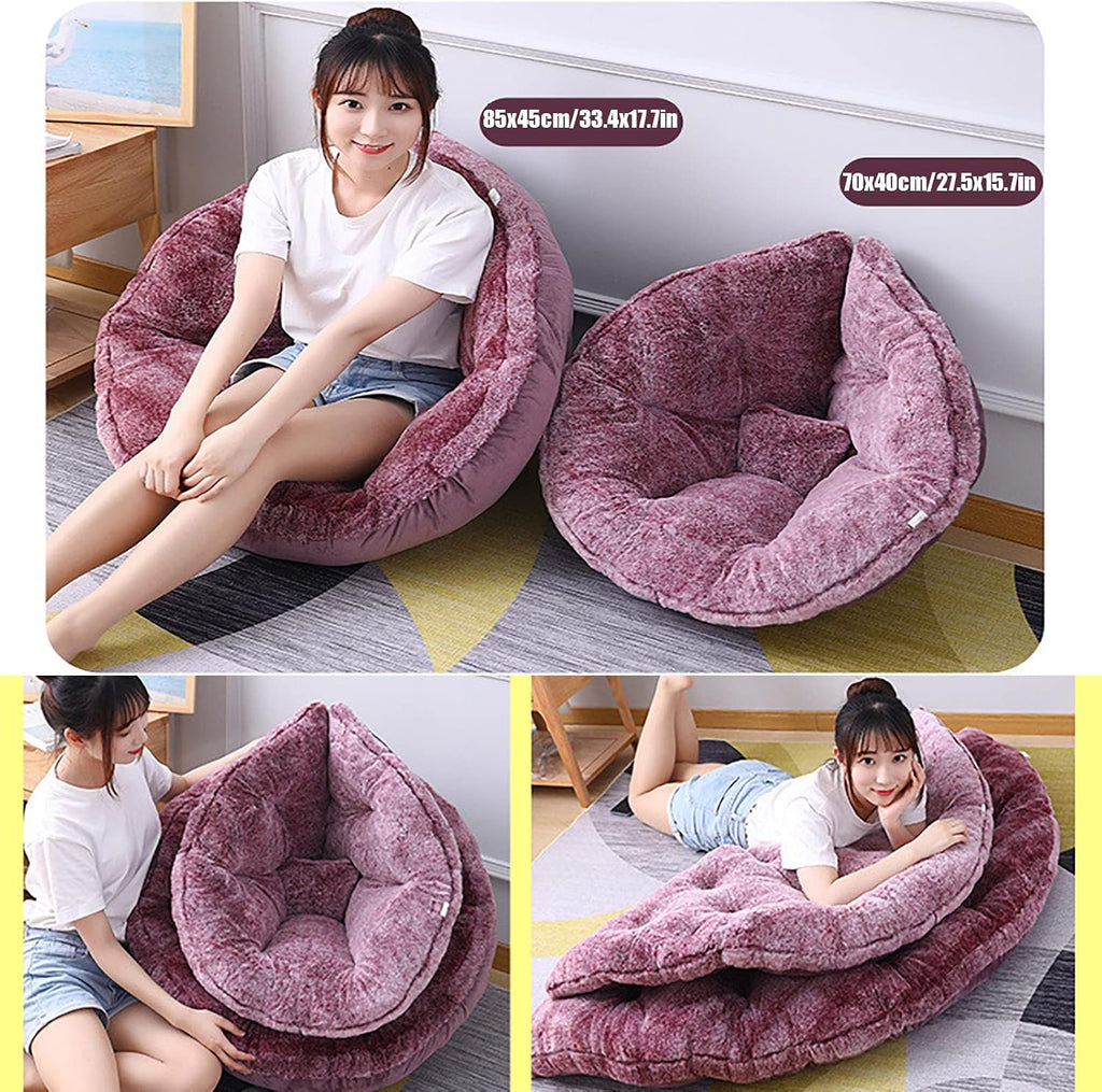 HUHJYUGE Swing Chair Cushion Seat Pads, Hanging Chair Cushion Only, Hanging Hammock Chair Cushion, Replacement, Not-Slip, Foldable, Skin-Friendly, for Indoor Outdoor Courtyard