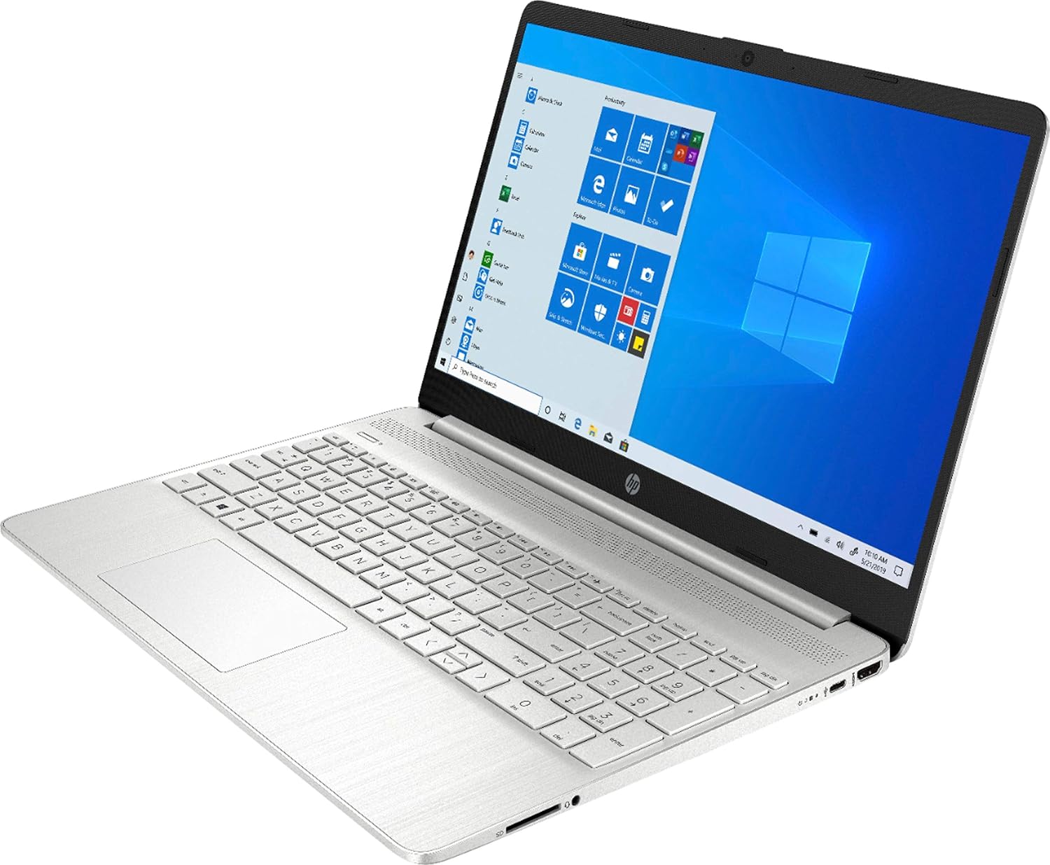 HP 15.6' Full HD Touch-Screen Laptop, AMD Ryzen 7 4700U, 8GB Memory, 512GB SSD, Windows 10 Home, Natural Silver