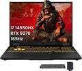 ASUS TUF F16 16' WUXGA 165Hz Gaming Laptop, Intel i7-14650HX, GeForce RTX 5070 8GB GDDR7, 32GB DDR5, 1TB SSD, RGB Backlit Keyboard, FHD IR Camera, Wi-Fi 6E, Win 11 Pro, Gray, 1TB Docking Station Set