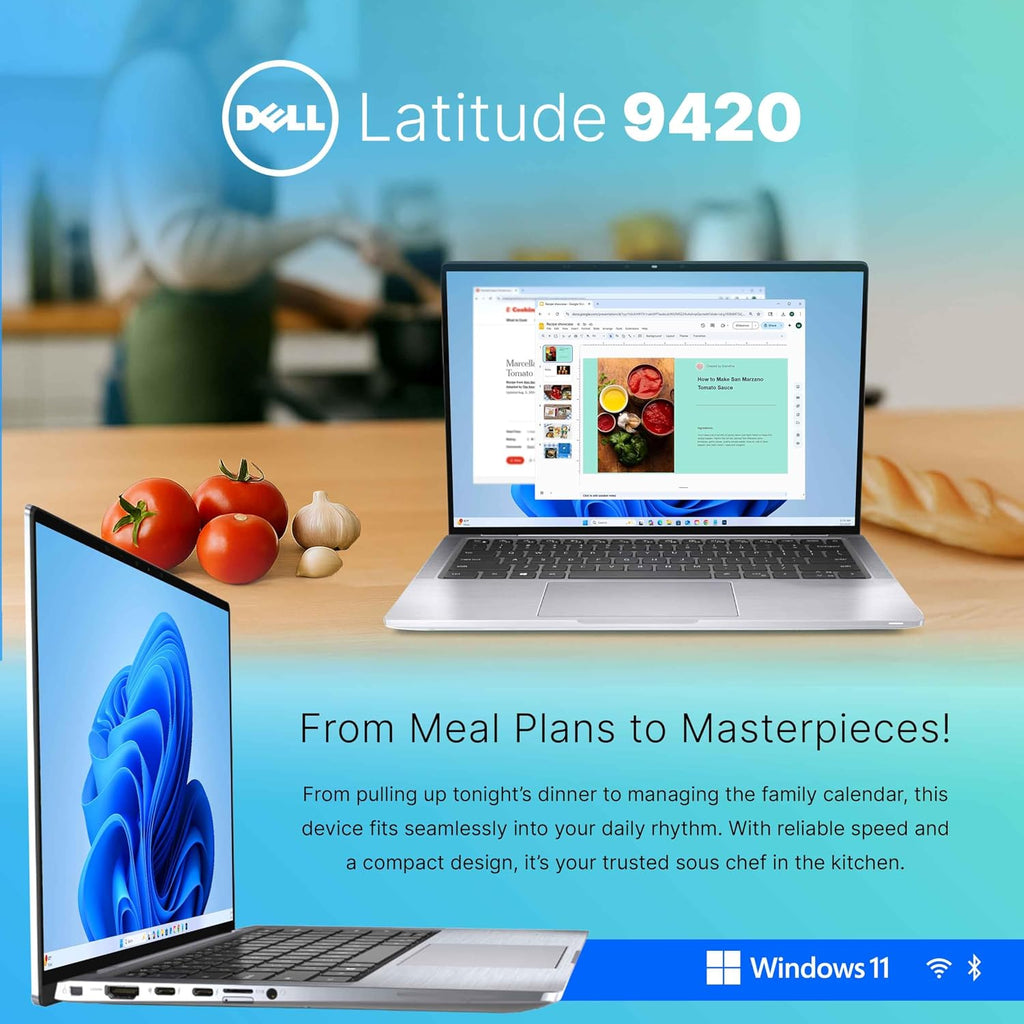 Dell Latitude 9420 Laptop | 14' FHD LCD | Intel Core i7 11th Gen | 16GB RAM | 512GB SSD | Backlit Keyboard | Webcam | WiFi | Windows 11 Pro | Business Ultrabook Computer (Renewed)