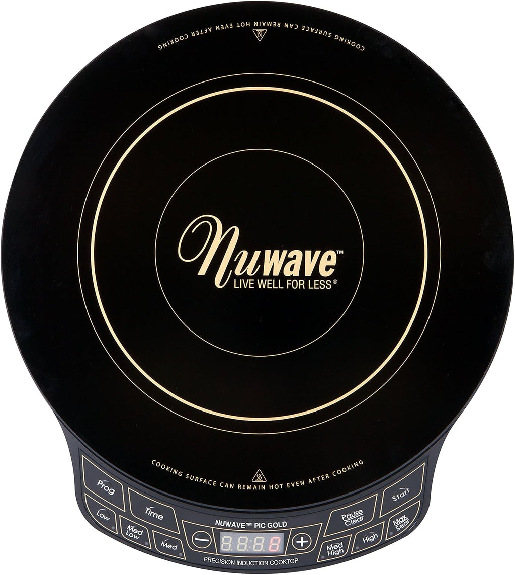 Nuwave 9' and 10.5' Hard Anodized Fry Pan Set with Ceramic Nonstick Interior