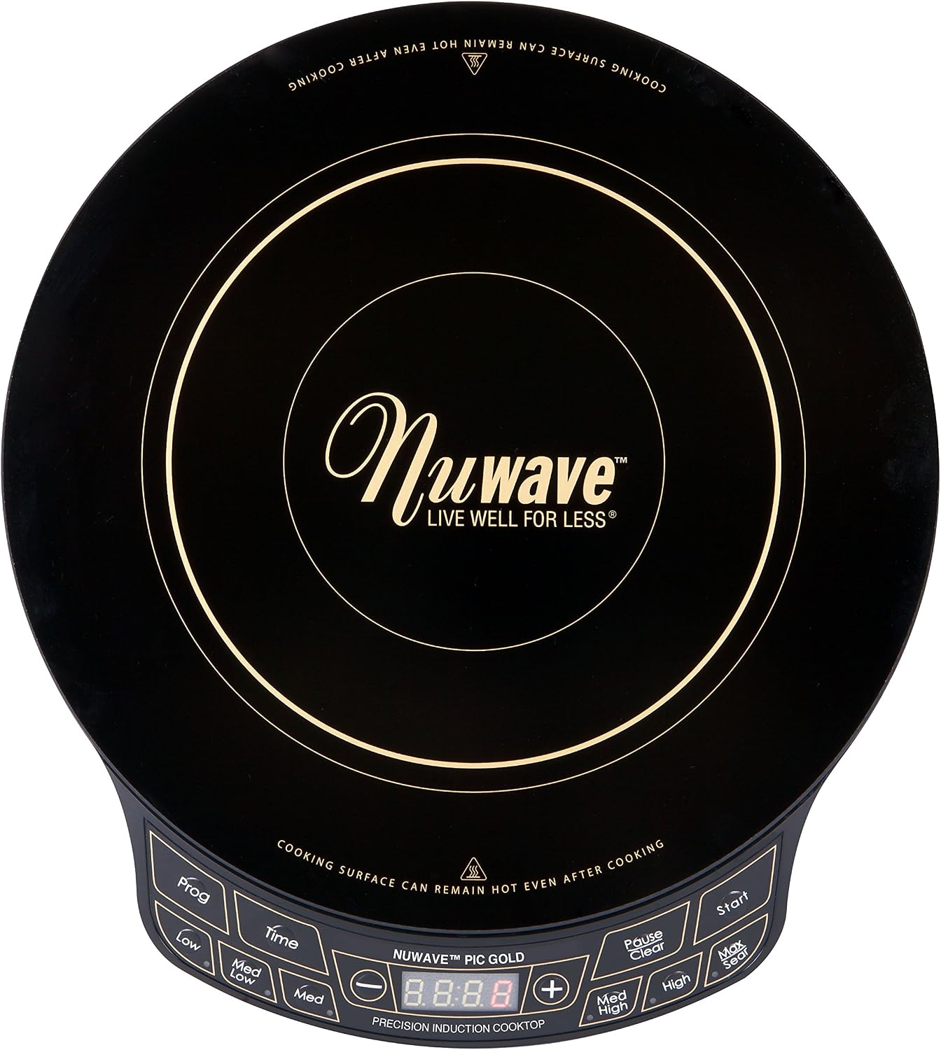 Nuwave 9' and 10.5' Hard Anodized Fry Pan Set with Ceramic Nonstick Interior