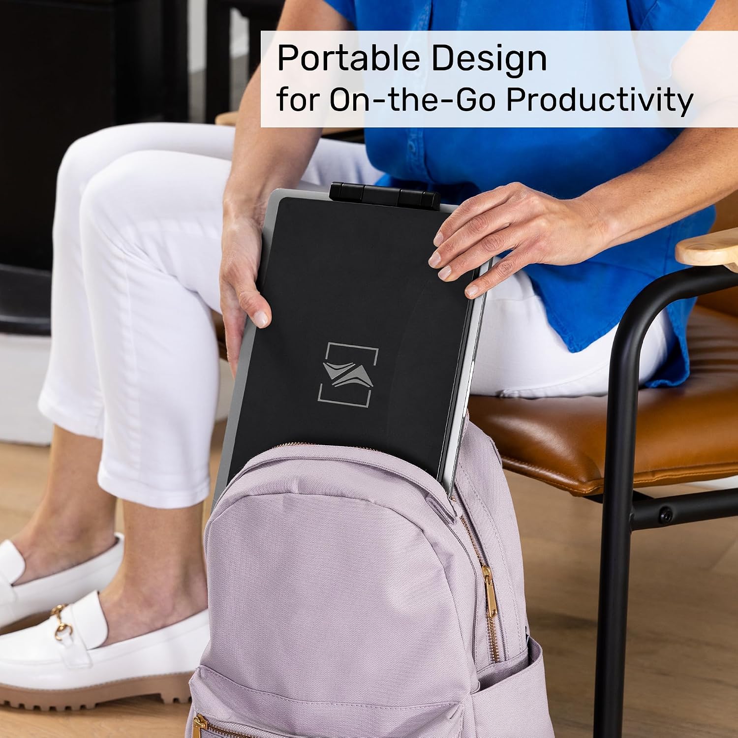 SideTrak Swivel 14' Attachable Portable Monitor Extender, FHD TFT Laptop Dual Screen with Kickstand + Unique Swivel Hinge, Compatible with Mac, PC, Chrome, Powered by USB® / Mini HDMI Port - 10 Pack