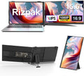 15.6' Laptop Screen Extender, Ultra-Slim FHD 1080P Portable Monitor, Detachable Dual Monitor Travel & Remote Work, Plug and Play for 13'-17.3' Laptops, for Windows/Mac/Android/Chrome