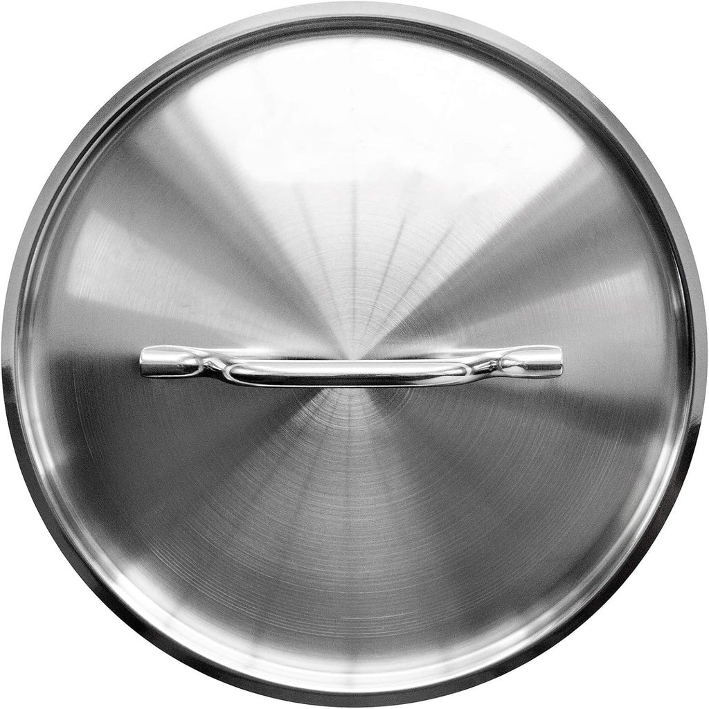 40 Qt Stainless Steel Stock Pot w/Cover