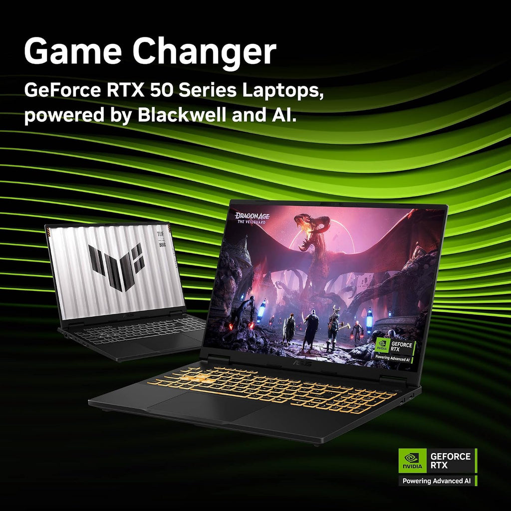 ASUS TUF F16 Gaming Laptop, NVIDIA GeForce RTX 5060, 14 Gen Intel 16-Core i7-14650HX, 16' FHD+ 165Hz Anti-Glare Display, Backlit Keyboard, 64GB DDR5 RAM, 2TB SSD, Win 11 Pro, WiFi 6E, w/Accessories