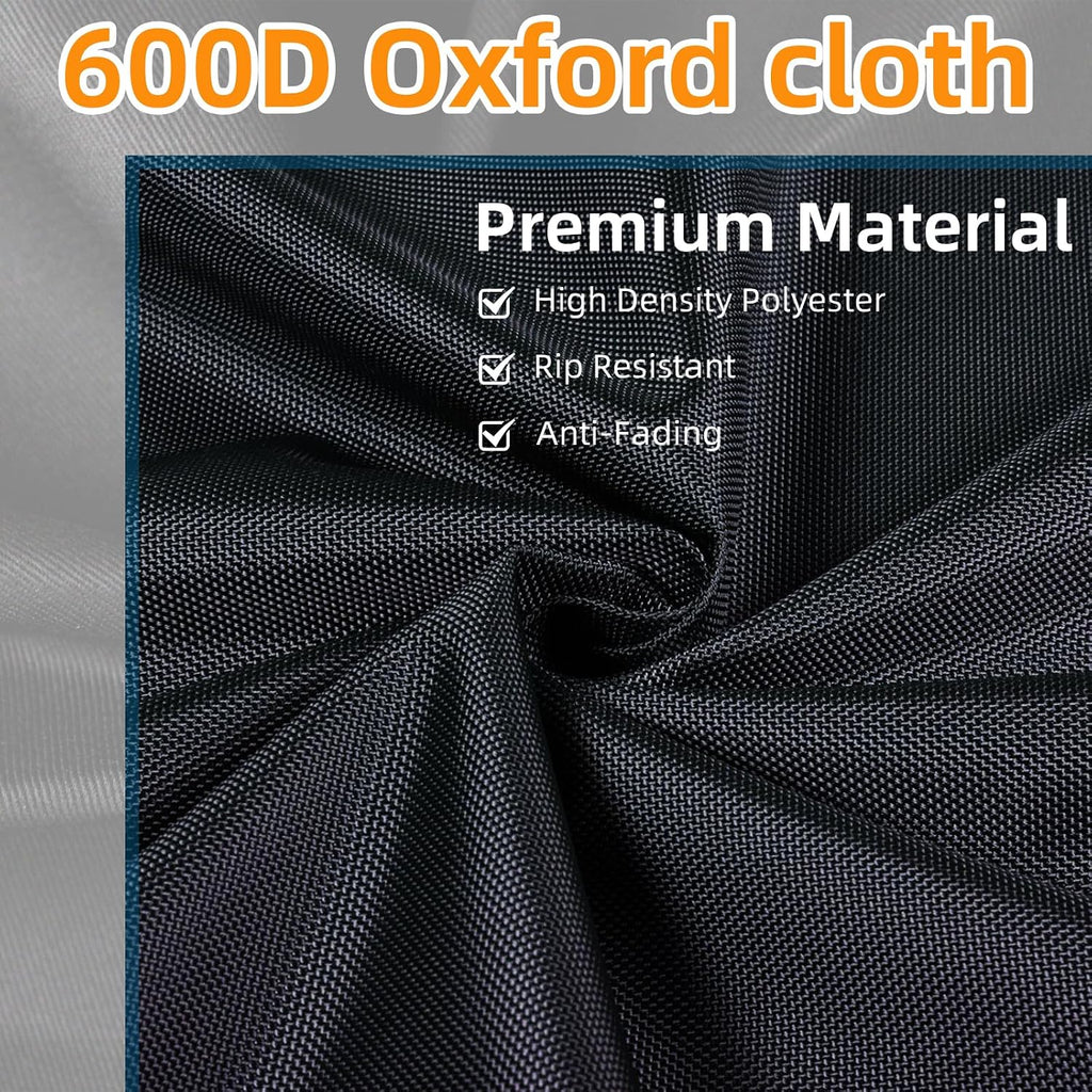Tractor Cover Large,600d Oxford Cloth for John Deere 1,2,3 Series 1025r 2320 2720 3520, Kubota and Mahindra with Backhoe,Waterproof Uv Resistant & Dustproof, (189 L X 76 W X 86 H in)