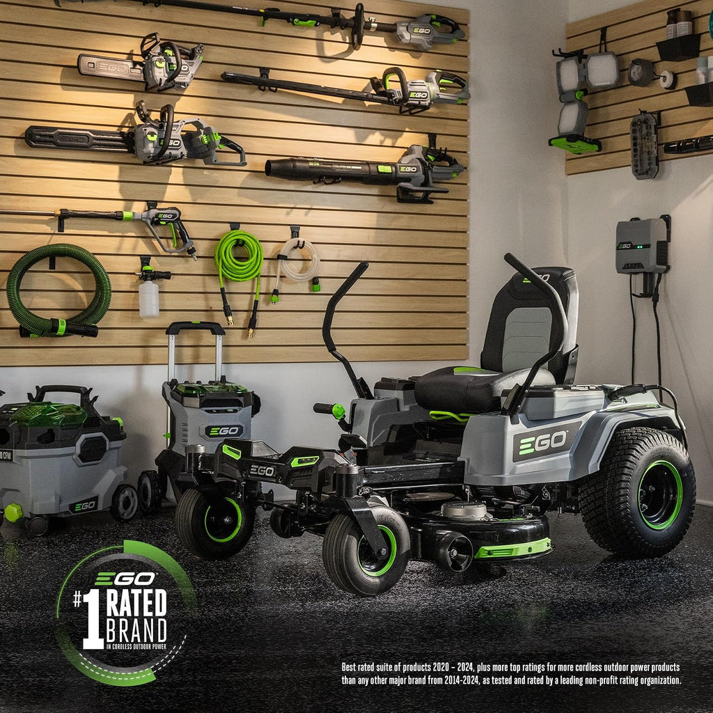 EGO POWER+ Z6 Zero Turn Riding Lawn Mower, 42' Deck, Includes (6) 56V 6.0Ah Batteries and 880W Charger - ZT4214L