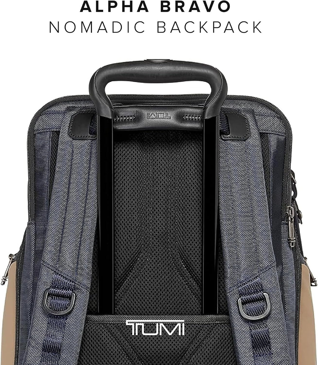 TUMI - Alpha Bravo Nomadic Backpack - Men's Durable Carry On Bag - 18.8' X 15.0' X 9.0' - Fits up to 15' Laptop - Black
