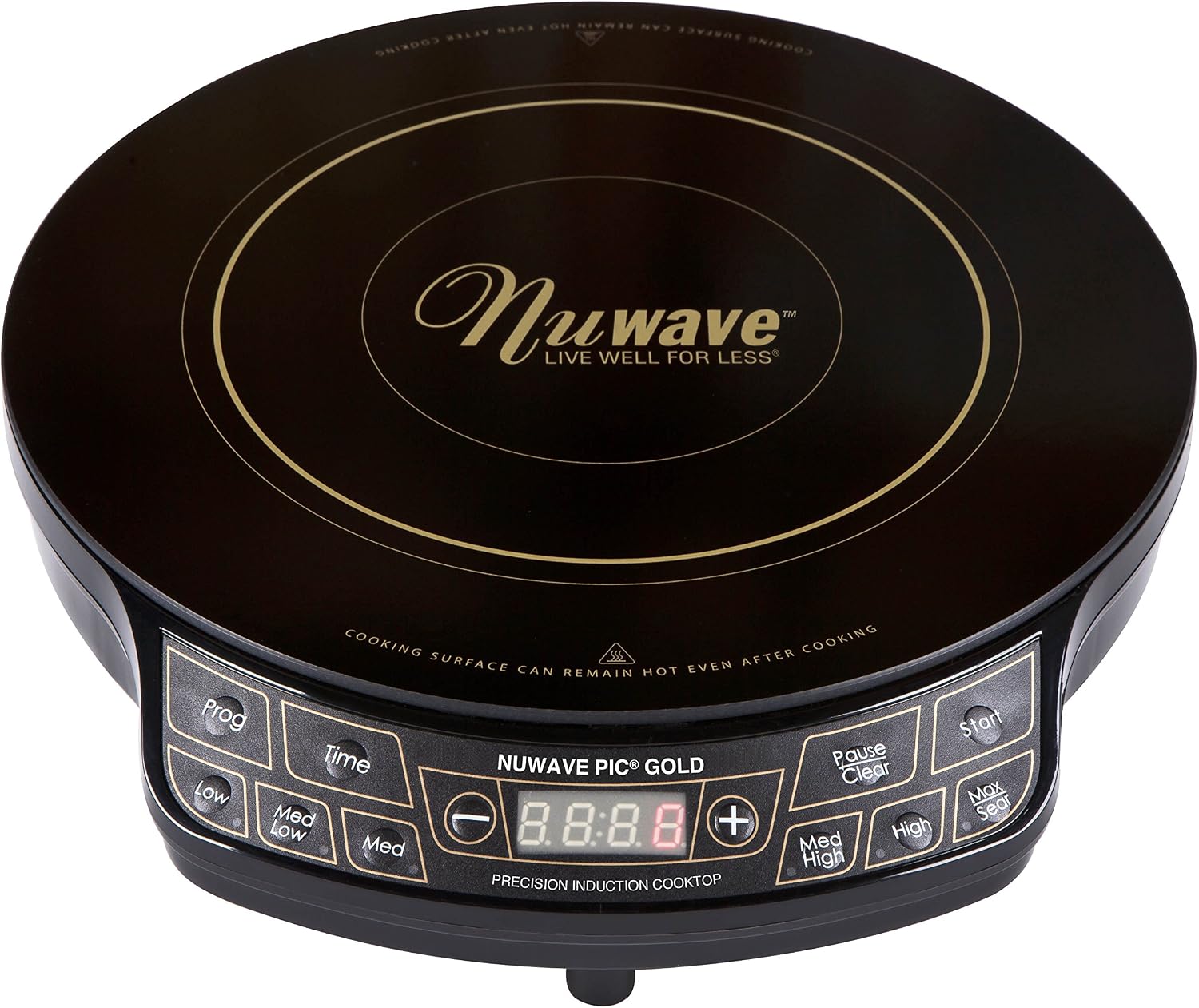 Nuwave 9' and 10.5' Hard Anodized Fry Pan Set with Ceramic Nonstick Interior