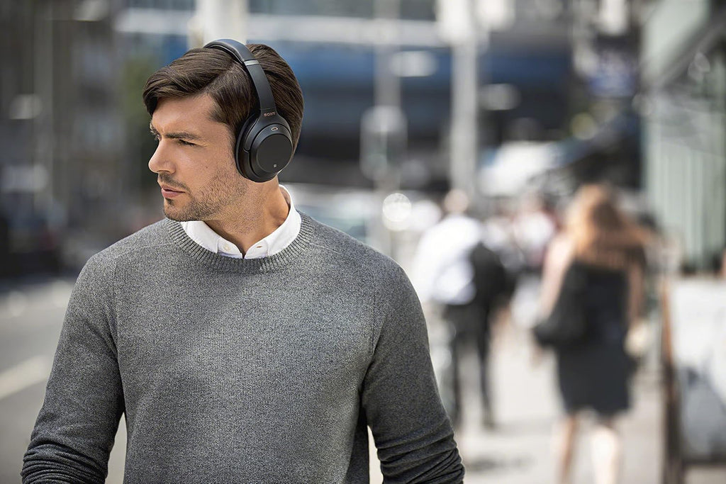 SONY WH1000XM3 Bluetooth Wireless Noise Canceling Headphones, Black WH-1000XM3/B (Renewed)