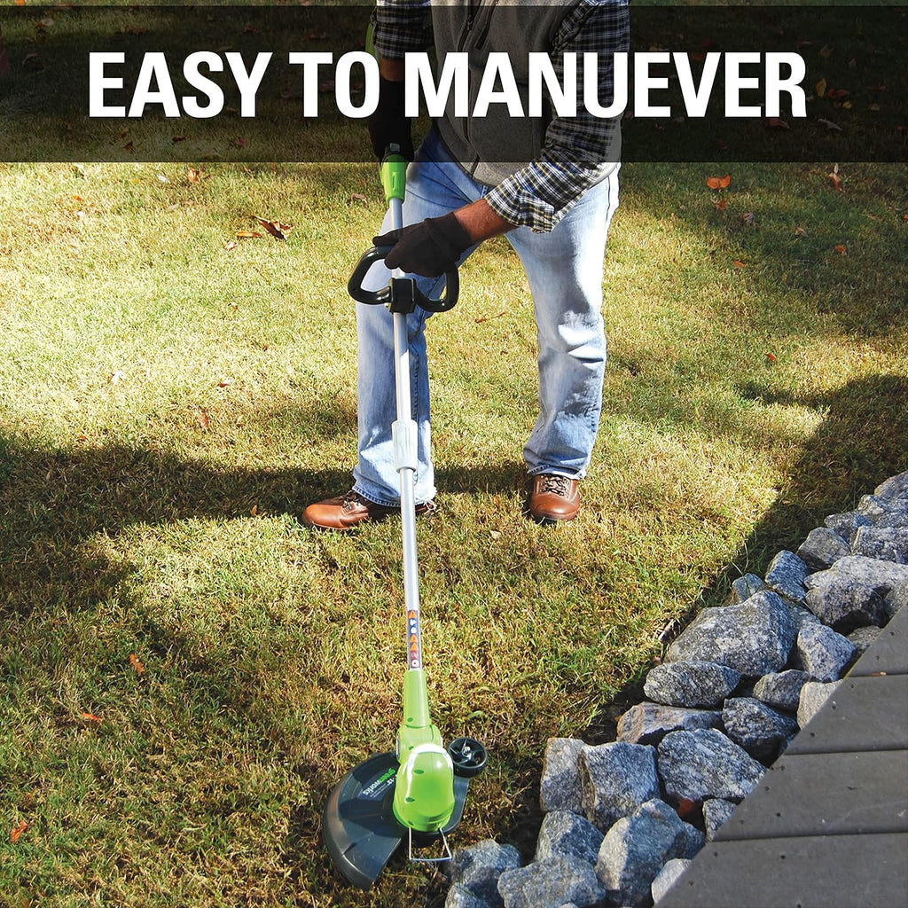 Greenworks 40V 13' Cordless String Trimmer / Edger, 2.0Ah Battery and Charger Included